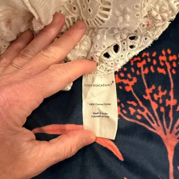 LoveShackFancy Tilda Top in French Cream XS - Picture 10 of 11